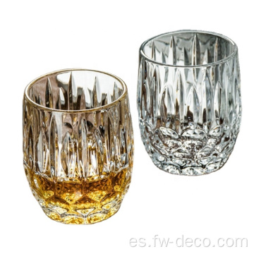 Set de copa de whisky personalizado con copas de vino de cristal